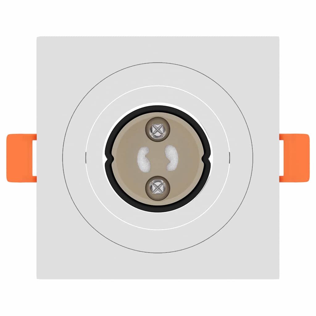 vidaXL Spotlights with Spotlights 12 pcs White 9 x 9 x cm Aluminium