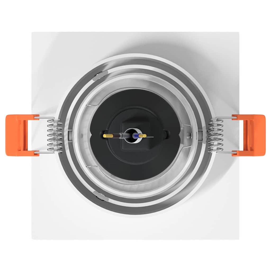 vidaXL Spotlights with Spotlights 24 pcs White 9 x 9 x cm Aluminium