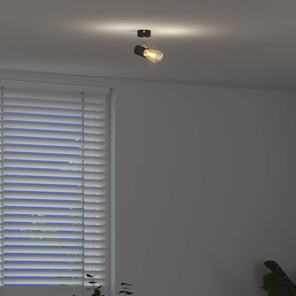 vidaXL Ceiling Spotlight Black 6.5 x 6 x 11.5 cm Steel