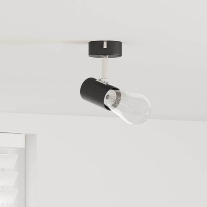 vidaXL Ceiling Spotlight Black 6.5 x 6 x 11.5 cm Steel