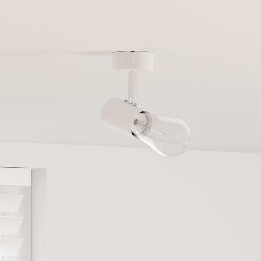 vidaXL Ceiling Spotlight White 6.5 x 6 x 11.5 cm Steel