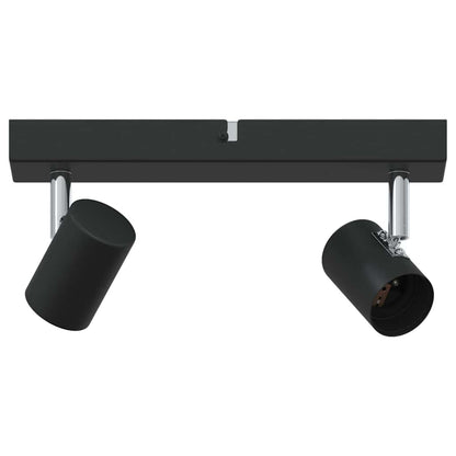 vidaXL Ceiling Spotlight Black 26 x 6.5 x 11.5 cm Steel