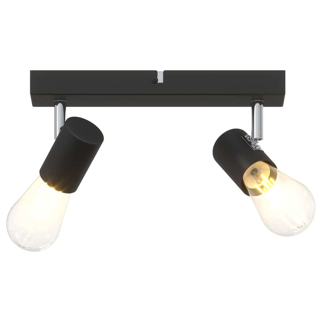 vidaXL Ceiling Spotlight Black 26 x 6.5 x 11.5 cm Steel