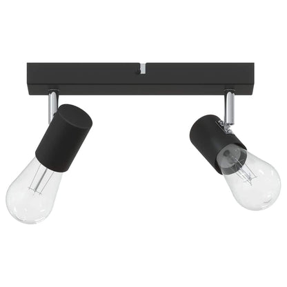 vidaXL Ceiling Spotlight Black 26 x 6.5 x 11.5 cm Steel