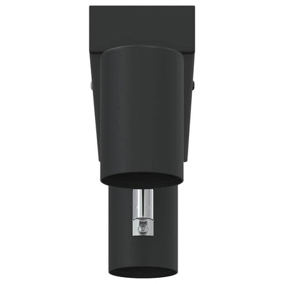 vidaXL Ceiling Spotlight Black 26 x 6.5 x 11.5 cm Steel