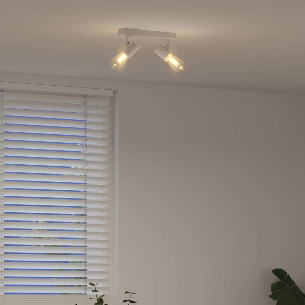 vidaXL Ceiling Spotlight White 26 x 6.5 x 11.5 cm Metal