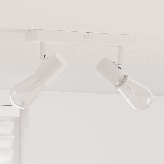 vidaXL Ceiling Spotlight White 26 x 6.5 x 11.5 cm Steel
