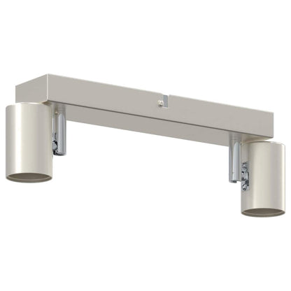 vidaXL Ceiling Spotlight Brushed nickel 26 x 6.5 x 11.5 cm Steel