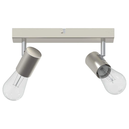 vidaXL Ceiling Spotlight Brushed nickel 26 x 6.5 x 11.5 cm Steel