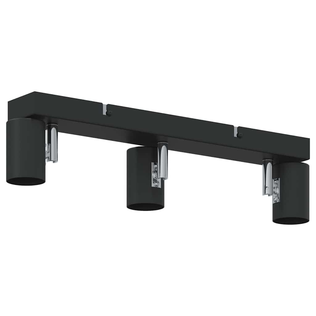 vidaXL Ceiling Spotlight Black 38 x 6.5 x 11.5 cm Steel