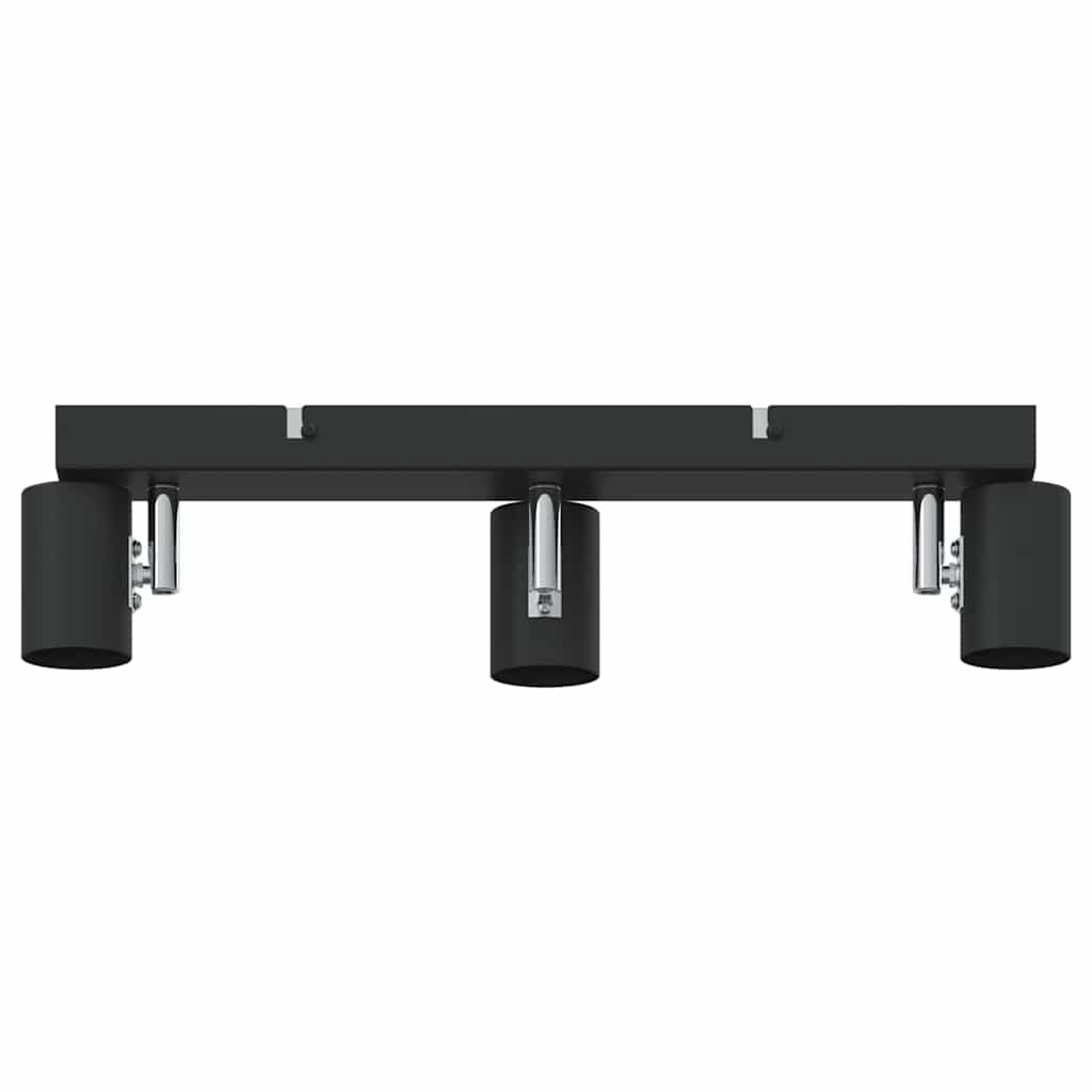 vidaXL Ceiling Spotlight Black 38 x 6.5 x 11.5 cm Steel
