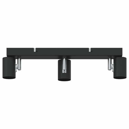 vidaXL Ceiling Spotlight Black 38 x 6.5 x 11.5 cm Steel