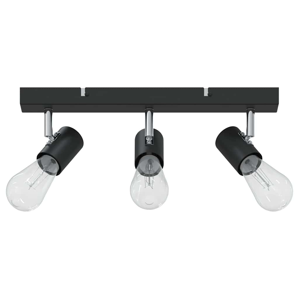 vidaXL Ceiling Spotlight Black 38 x 6.5 x 11.5 cm Steel