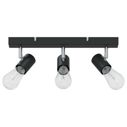 vidaXL Ceiling Spotlight Black 38 x 6.5 x 11.5 cm Steel