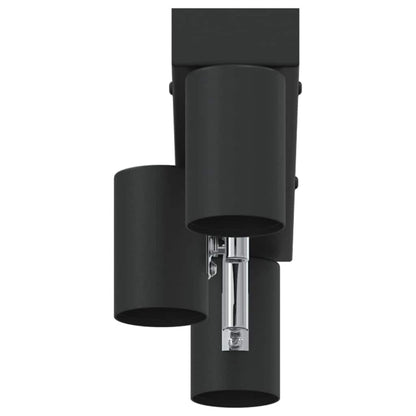 vidaXL Ceiling Spotlight Black 38 x 6.5 x 11.5 cm Steel