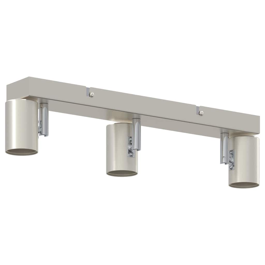 vidaXL Ceiling Spotlight Brush nickel 38 x 6.5 x 11.5 cm Steel