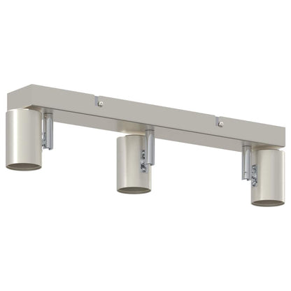 vidaXL Ceiling Spotlight Brush nickel 38 x 6.5 x 11.5 cm Steel