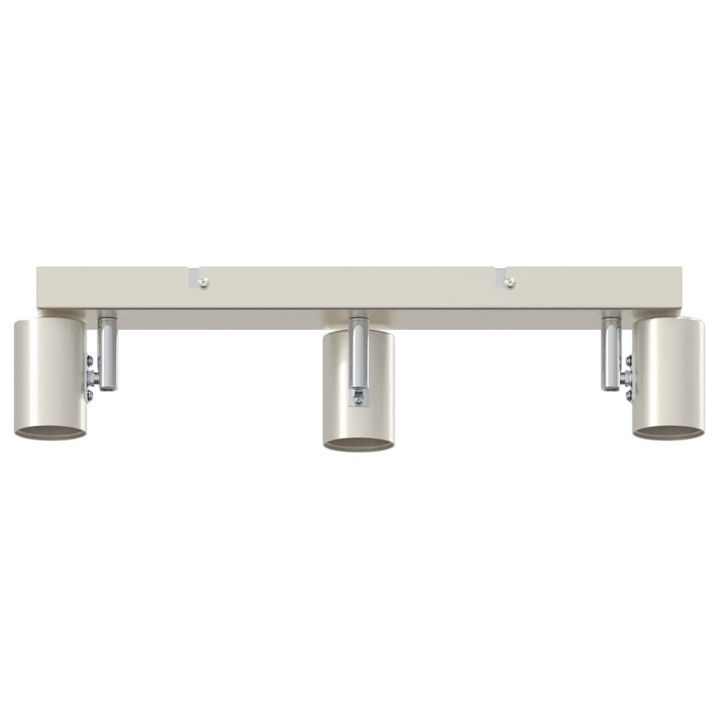 vidaXL Ceiling Spotlight Brush nickel 38 x 6.5 x 11.5 cm Steel