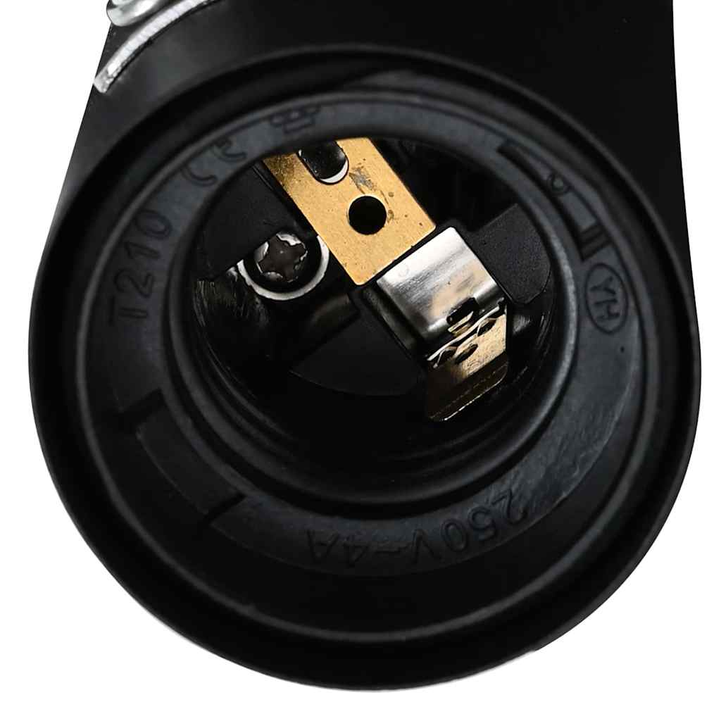 vidaXL Ceiling Spotlight Black 26.5 x 26 x 11.5 cm Metal