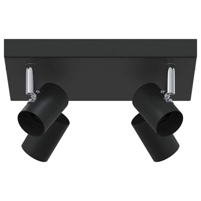 vidaXL Ceiling Spotlight Black 26.5 x 26 x 11.5 cm Metal