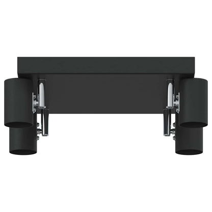 vidaXL Ceiling Spotlight Black 26.5 x 26 x 11.5 cm Metal