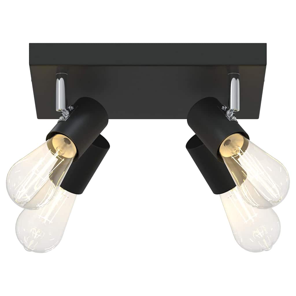 vidaXL Ceiling Spotlight Black 26.5 x 26 x 11.5 cm Metal