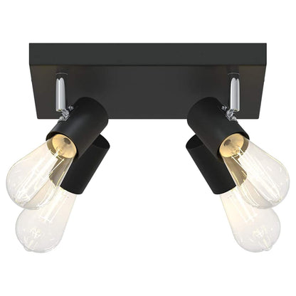 vidaXL Ceiling Spotlight Black 26.5 x 26 x 11.5 cm Metal