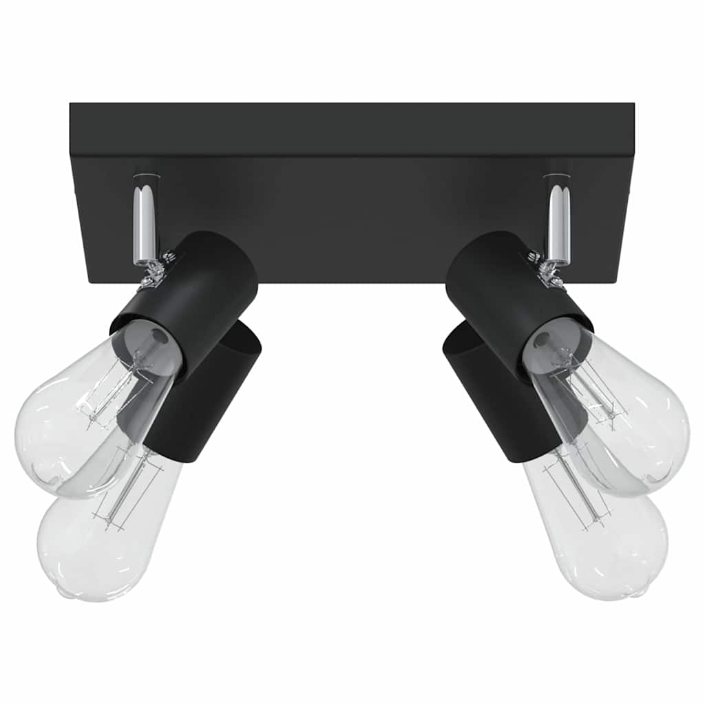 vidaXL Ceiling Spotlight Black 26.5 x 26 x 11.5 cm Metal