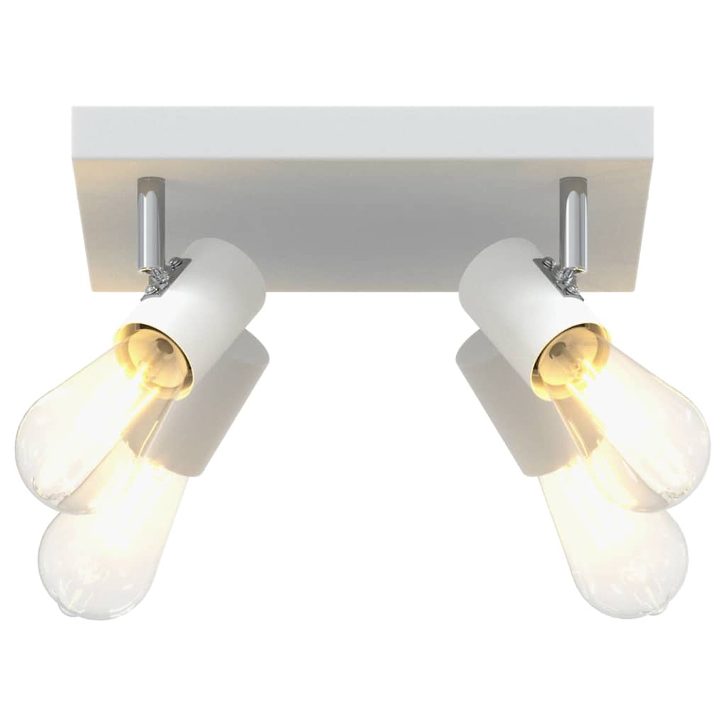 vidaXL Ceiling Spotlight White 26.5 x 26 x 11.5 cm Steel