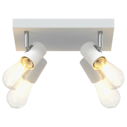 vidaXL Ceiling Spotlight White 26.5 x 26 x 11.5 cm Steel