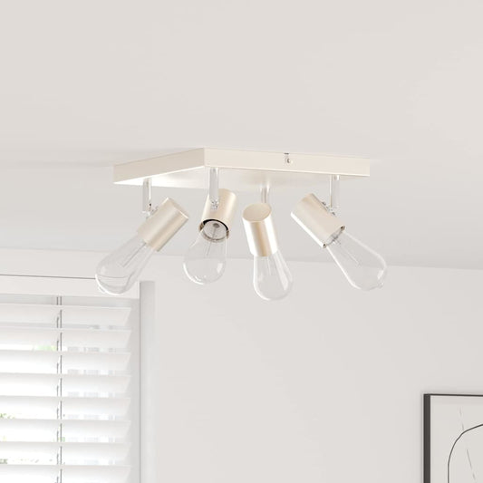 vidaXL Ceiling Spotlight Brushed Nickel 26.5 x 26 x 11.5 cm Steel