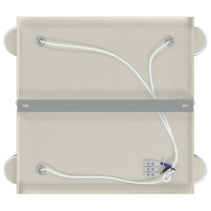 vidaXL Ceiling Spotlight Brushed Nickel 26.5 x 26 x 11.5 cm Steel