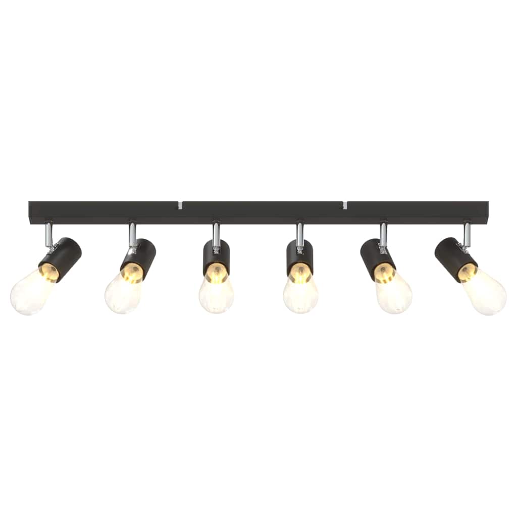 vidaXL Ceiling Spotlight Black 73 x 6.5 x 11.5 cm Metal