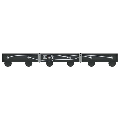 vidaXL Ceiling Spotlight Black 73 x 6.5 x 11.5 cm Metal