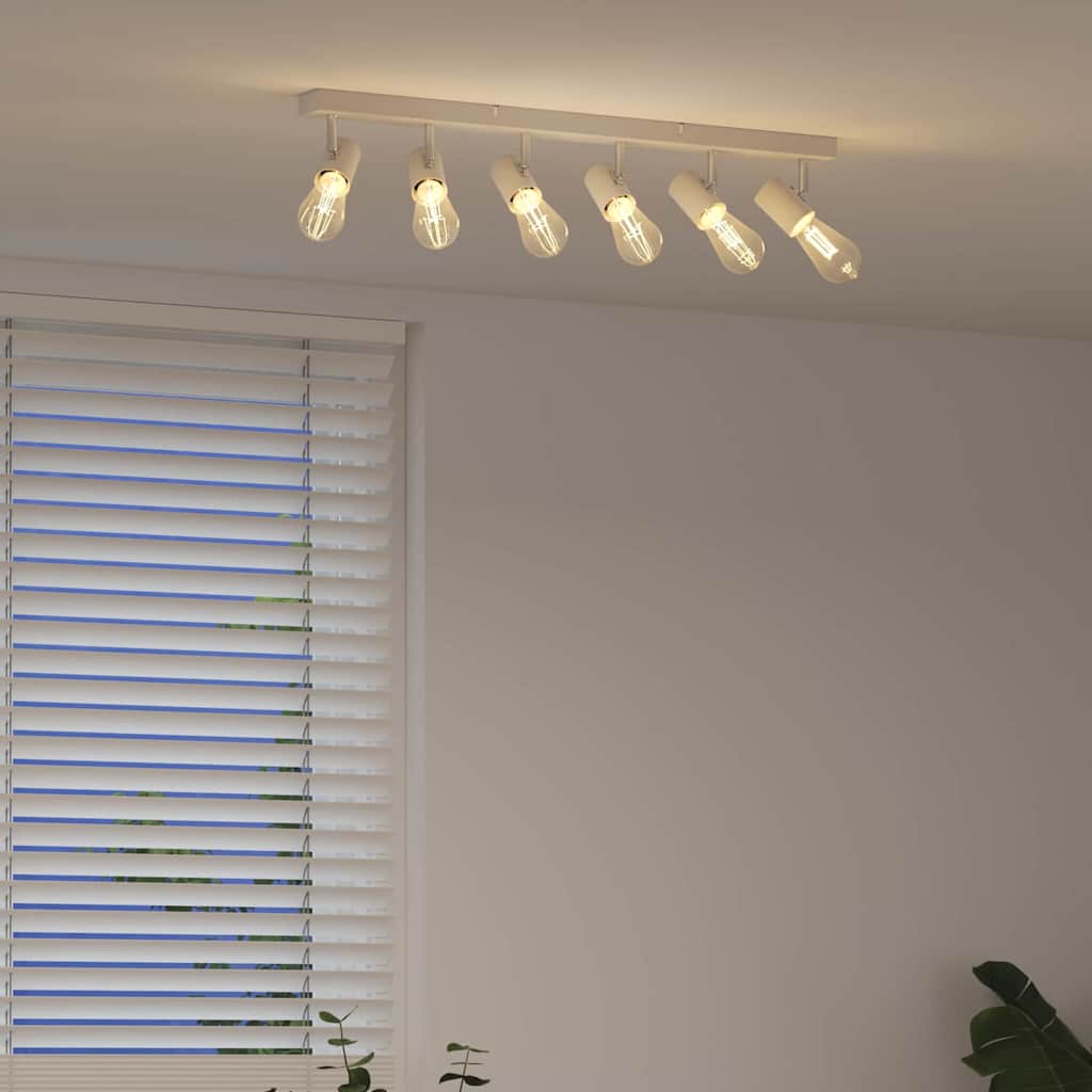 vidaXL Ceiling Spotlight White 73 x 6.5 x 11.5 cm Metal