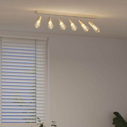 vidaXL Ceiling Spotlight Nickel 73 x 6.5 x 11.5 cm Metal