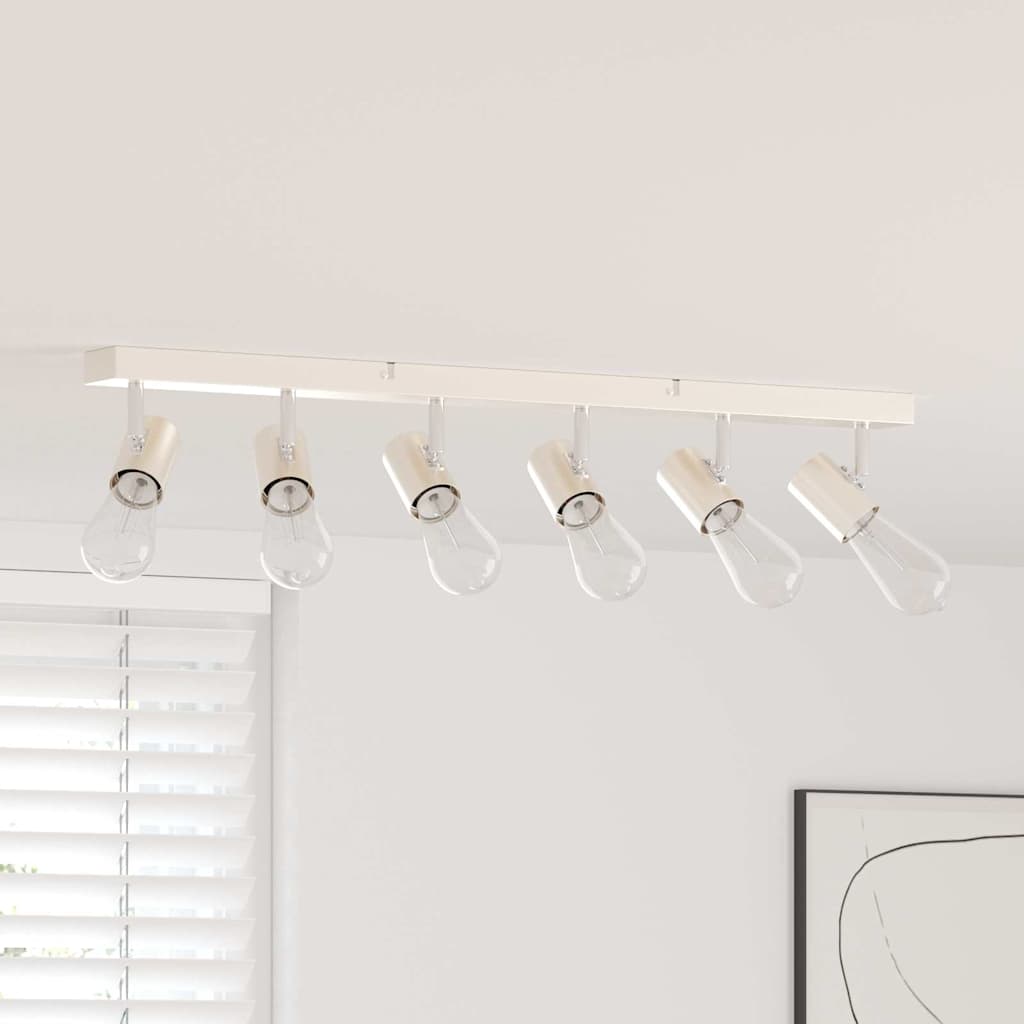 vidaXL Ceiling Spotlight Nickel 73 x 6.5 x 11.5 cm Metal
