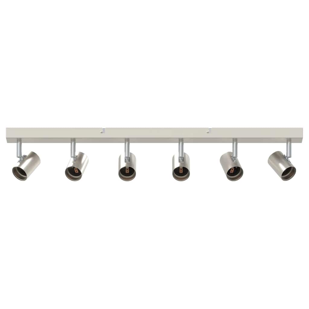 vidaXL Ceiling Spotlight Nickel 73 x 6.5 x 11.5 cm Metal