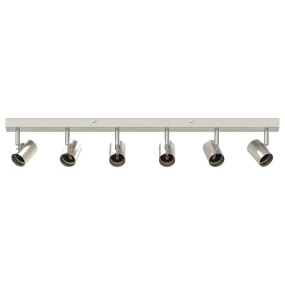 vidaXL Ceiling Spotlight Nickel 73 x 6.5 x 11.5 cm Metal