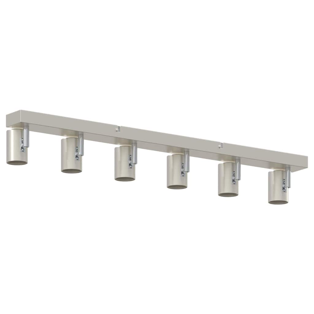 vidaXL Ceiling Spotlight Nickel 73 x 6.5 x 11.5 cm Metal