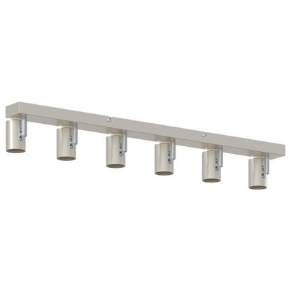 vidaXL Ceiling Spotlight Nickel 73 x 6.5 x 11.5 cm Metal