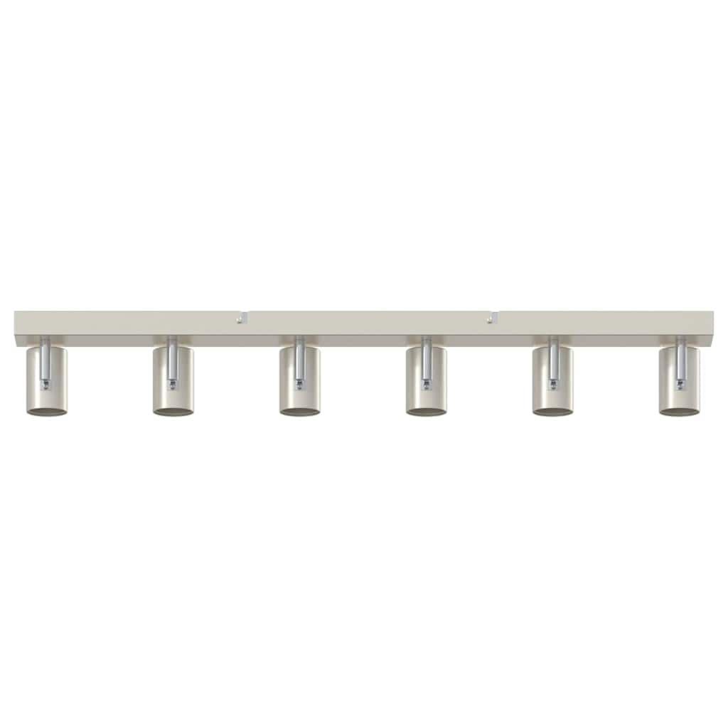 vidaXL Ceiling Spotlight Nickel 73 x 6.5 x 11.5 cm Metal