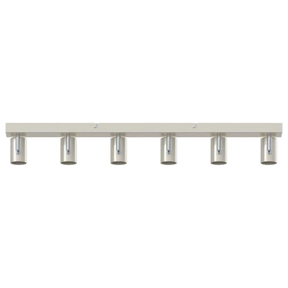 vidaXL Ceiling Spotlight Nickel 73 x 6.5 x 11.5 cm Metal