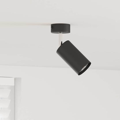 vidaXL Ceiling Spotlight Black 6 x 6 x 16.5 cm Steel