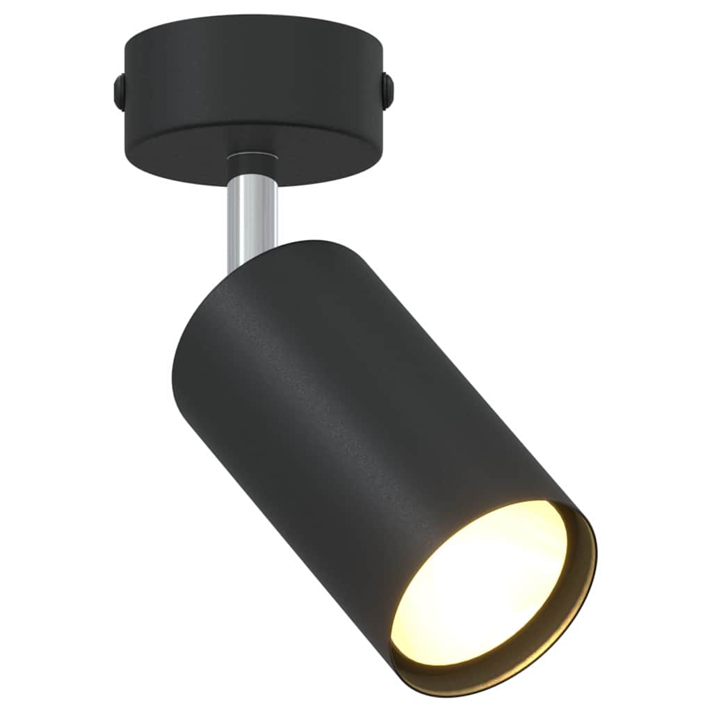 vidaXL Ceiling Spotlight Black 6 x 6 x 16.5 cm Steel