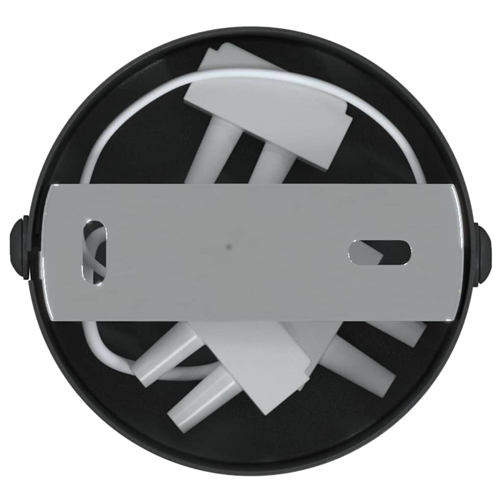 vidaXL Ceiling Spotlight Black 6 x 6 x 16.5 cm Steel