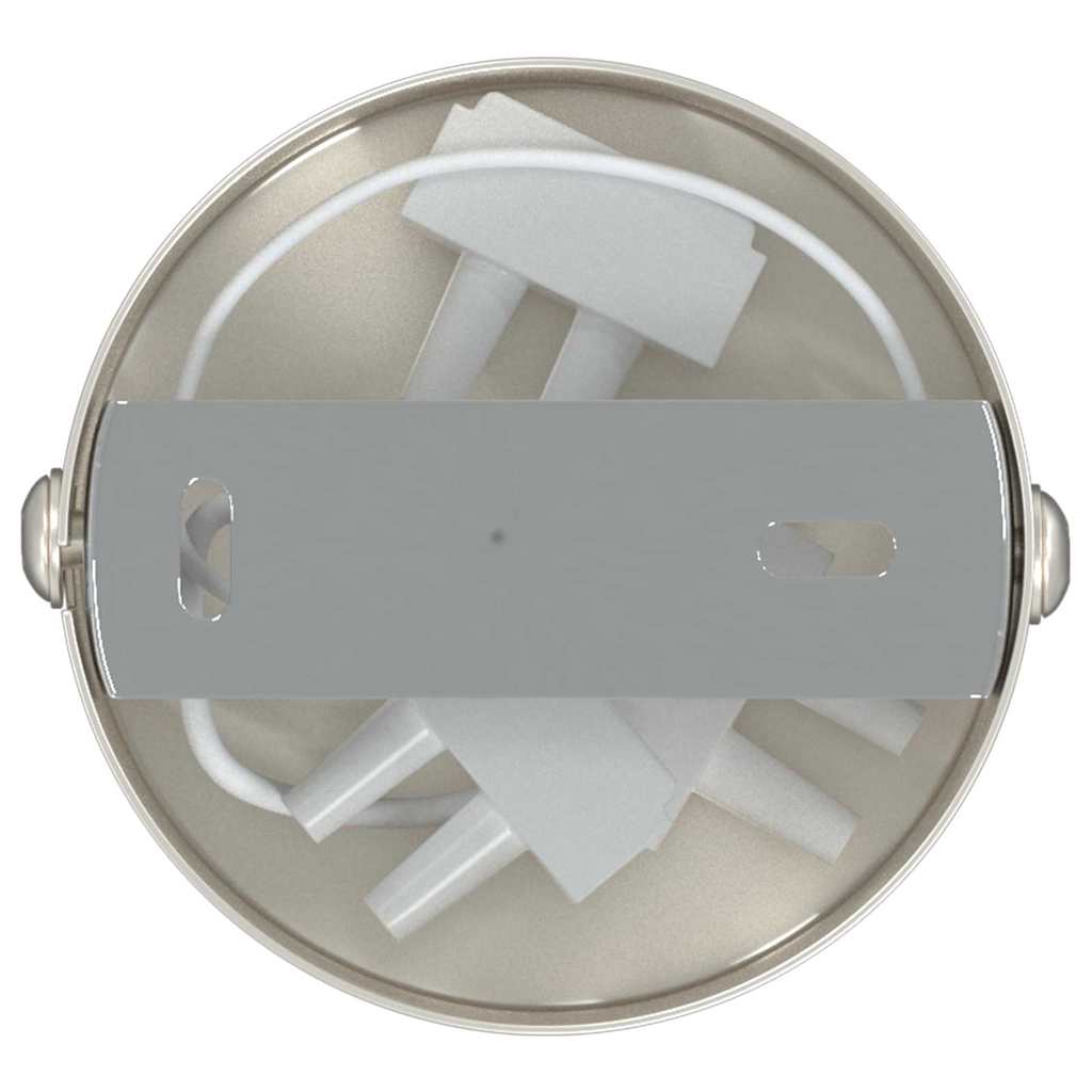 vidaXL Ceiling Spotlight with Spotlights Nickel 6 x 6 x 16 cm Metal