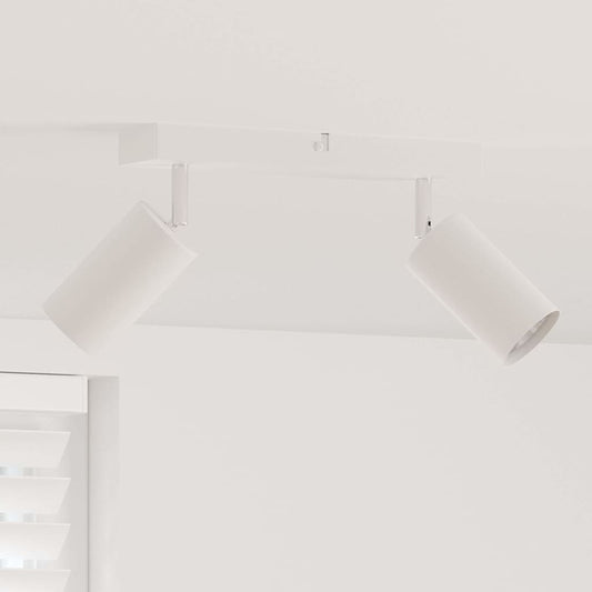 vidaXL Ceiling Spotlight White 26 x 5.5 x 16.5 cm Steel
