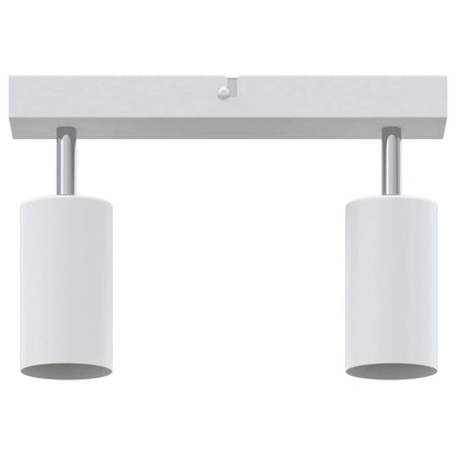 vidaXL Ceiling Spotlight with Spotlights White 26 x 6 x 16 cm Metal
