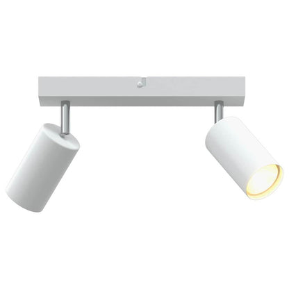 vidaXL Ceiling Spotlight with Spotlights White 26 x 6 x 16 cm Metal